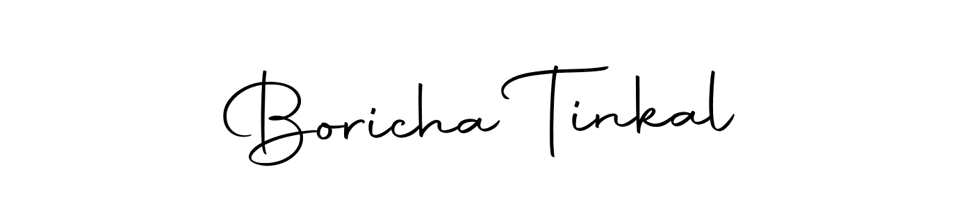 You can use this online signature creator to create a handwritten signature for the name Boricha Tinkal. This is the best online autograph maker. Boricha Tinkal signature style 10 images and pictures png