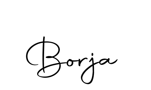 Make a beautiful signature design for name Borja. With this signature (Autography-DOLnW) style, you can create a handwritten signature for free. Borja signature style 10 images and pictures png