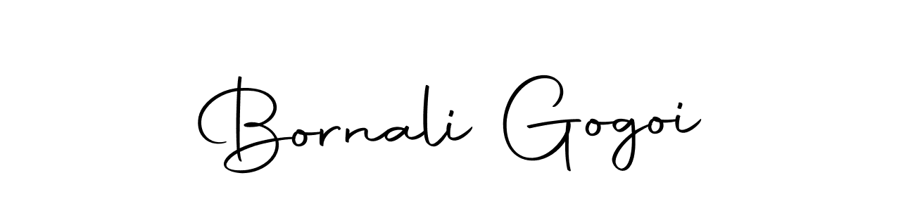 Create a beautiful signature design for name Bornali Gogoi. With this signature (Autography-DOLnW) fonts, you can make a handwritten signature for free. Bornali Gogoi signature style 10 images and pictures png