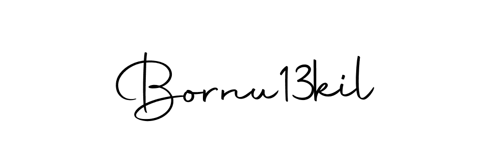 The best way (Autography-DOLnW) to make a short signature is to pick only two or three words in your name. The name Bornu13kil include a total of six letters. For converting this name. Bornu13kil signature style 10 images and pictures png