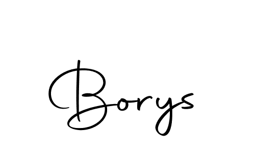 Use a signature maker to create a handwritten signature online. With this signature software, you can design (Autography-DOLnW) your own signature for name Borys. Borys signature style 10 images and pictures png