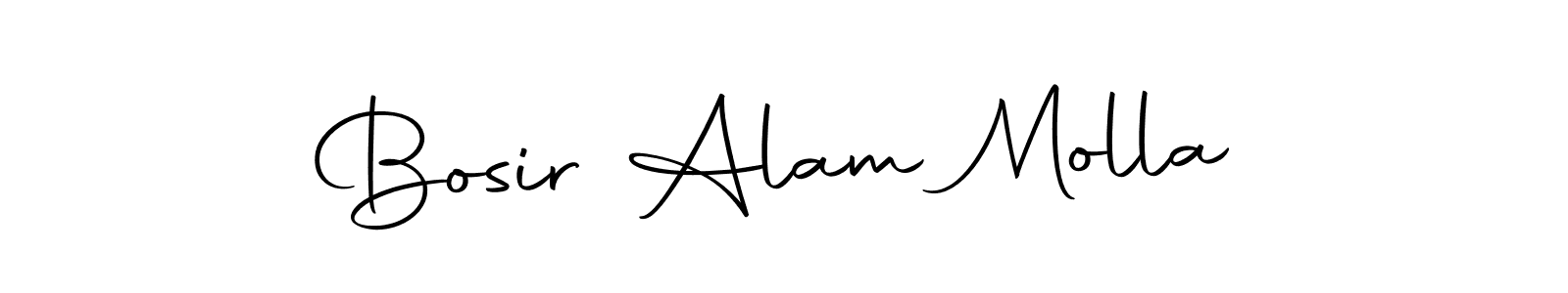 Design your own signature with our free online signature maker. With this signature software, you can create a handwritten (Autography-DOLnW) signature for name Bosir Alam Molla. Bosir Alam Molla signature style 10 images and pictures png