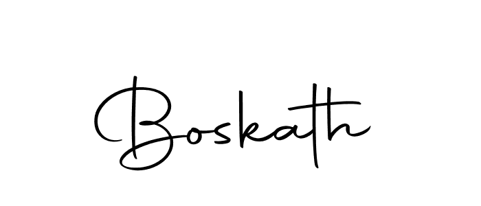 How to make Boskath signature? Autography-DOLnW is a professional autograph style. Create handwritten signature for Boskath name. Boskath signature style 10 images and pictures png
