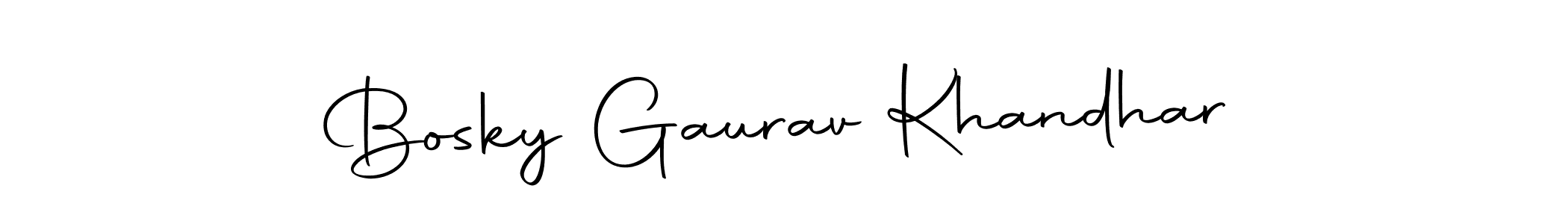 Also You can easily find your signature by using the search form. We will create Bosky Gaurav Khandhar name handwritten signature images for you free of cost using Autography-DOLnW sign style. Bosky Gaurav Khandhar signature style 10 images and pictures png