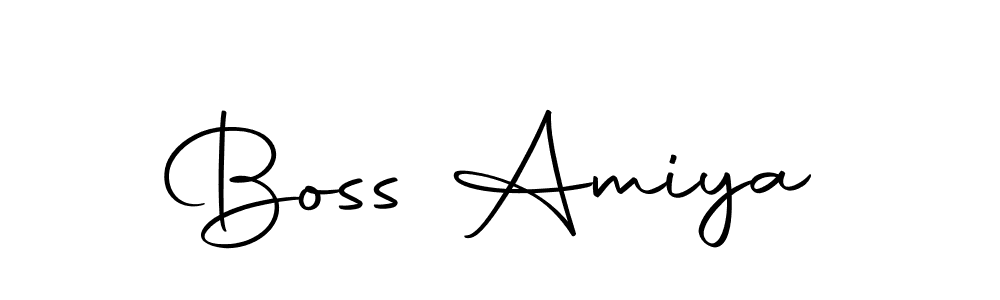 Boss Amiya stylish signature style. Best Handwritten Sign (Autography-DOLnW) for my name. Handwritten Signature Collection Ideas for my name Boss Amiya. Boss Amiya signature style 10 images and pictures png