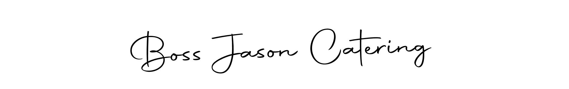 if you are searching for the best signature style for your name Boss Jason Catering. so please give up your signature search. here we have designed multiple signature styles  using Autography-DOLnW. Boss Jason Catering signature style 10 images and pictures png