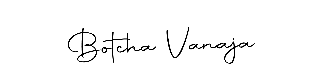 The best way (Autography-DOLnW) to make a short signature is to pick only two or three words in your name. The name Botcha Vanaja include a total of six letters. For converting this name. Botcha Vanaja signature style 10 images and pictures png