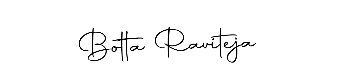 How to make Botta Raviteja name signature. Use Autography-DOLnW style for creating short signs online. This is the latest handwritten sign. Botta Raviteja signature style 10 images and pictures png