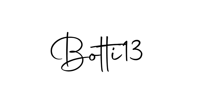 You can use this online signature creator to create a handwritten signature for the name Botti13. This is the best online autograph maker. Botti13 signature style 10 images and pictures png