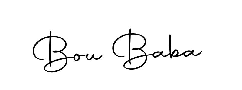 Design your own signature with our free online signature maker. With this signature software, you can create a handwritten (Autography-DOLnW) signature for name Bou Baba. Bou Baba signature style 10 images and pictures png