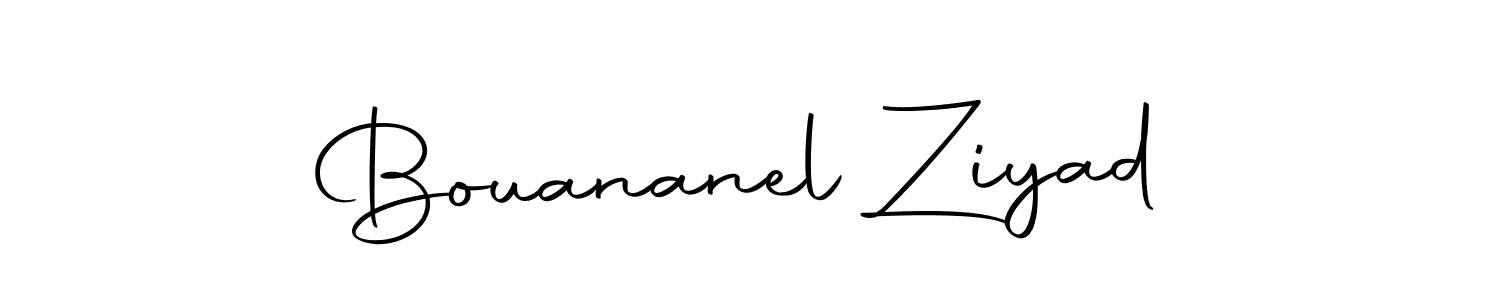 Make a beautiful signature design for name Bouananel Ziyad. With this signature (Autography-DOLnW) style, you can create a handwritten signature for free. Bouananel Ziyad signature style 10 images and pictures png