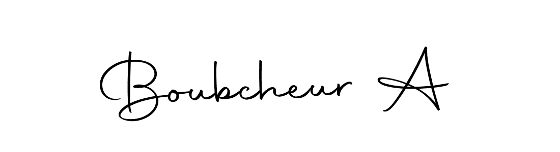 if you are searching for the best signature style for your name Boubcheur A. so please give up your signature search. here we have designed multiple signature styles  using Autography-DOLnW. Boubcheur A signature style 10 images and pictures png