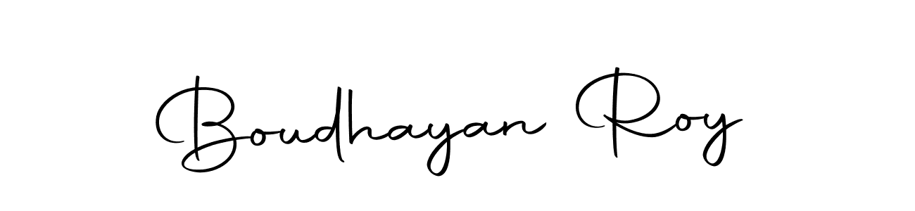 Create a beautiful signature design for name Boudhayan Roy. With this signature (Autography-DOLnW) fonts, you can make a handwritten signature for free. Boudhayan Roy signature style 10 images and pictures png