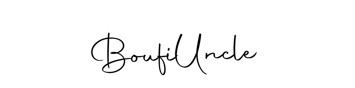 Similarly Autography-DOLnW is the best handwritten signature design. Signature creator online .You can use it as an online autograph creator for name Boufi  Uncle. Boufi  Uncle signature style 10 images and pictures png