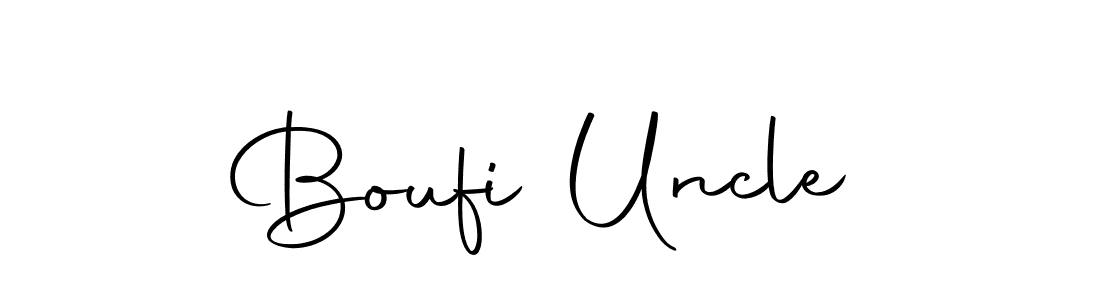 Here are the top 10 professional signature styles for the name Boufi Uncle. These are the best autograph styles you can use for your name. Boufi Uncle signature style 10 images and pictures png