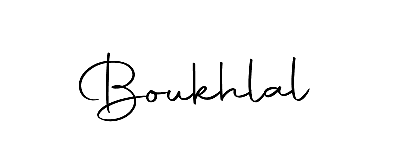 How to make Boukhlal signature? Autography-DOLnW is a professional autograph style. Create handwritten signature for Boukhlal name. Boukhlal signature style 10 images and pictures png