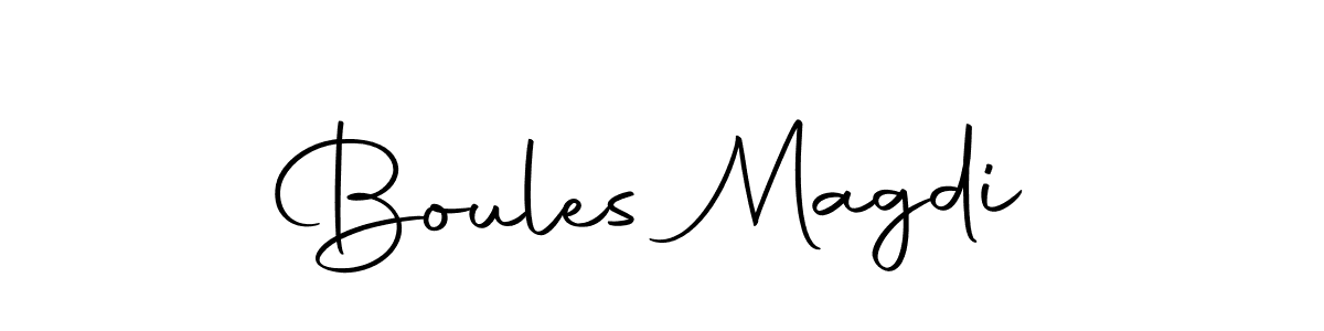 The best way (Autography-DOLnW) to make a short signature is to pick only two or three words in your name. The name Boules Magdi include a total of six letters. For converting this name. Boules Magdi signature style 10 images and pictures png