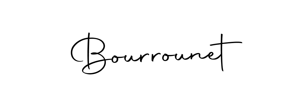 Create a beautiful signature design for name Bourrounet. With this signature (Autography-DOLnW) fonts, you can make a handwritten signature for free. Bourrounet signature style 10 images and pictures png