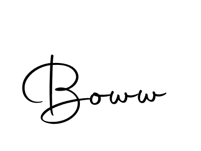 Create a beautiful signature design for name Boww. With this signature (Autography-DOLnW) fonts, you can make a handwritten signature for free. Boww signature style 10 images and pictures png
