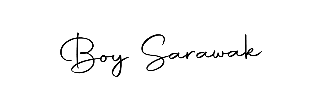 Create a beautiful signature design for name Boy Sarawak. With this signature (Autography-DOLnW) fonts, you can make a handwritten signature for free. Boy Sarawak signature style 10 images and pictures png