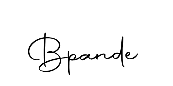 The best way (Autography-DOLnW) to make a short signature is to pick only two or three words in your name. The name Bpande include a total of six letters. For converting this name. Bpande signature style 10 images and pictures png