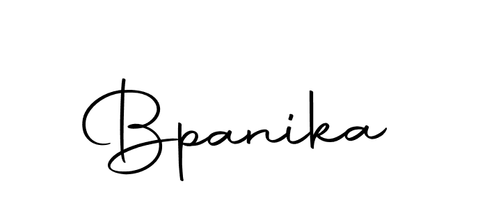 Use a signature maker to create a handwritten signature online. With this signature software, you can design (Autography-DOLnW) your own signature for name Bpanika. Bpanika signature style 10 images and pictures png