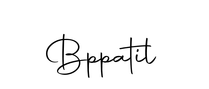 Create a beautiful signature design for name Bppatil. With this signature (Autography-DOLnW) fonts, you can make a handwritten signature for free. Bppatil signature style 10 images and pictures png