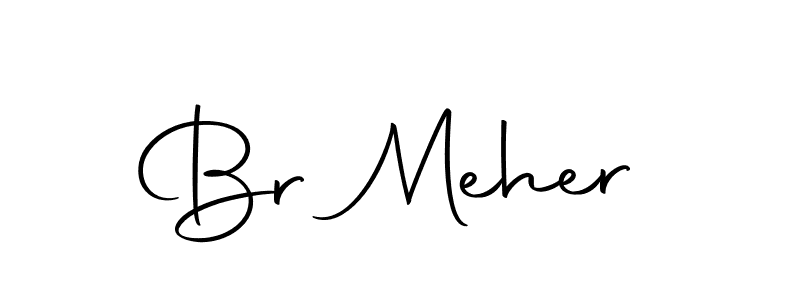 Use a signature maker to create a handwritten signature online. With this signature software, you can design (Autography-DOLnW) your own signature for name Br Meher. Br Meher signature style 10 images and pictures png