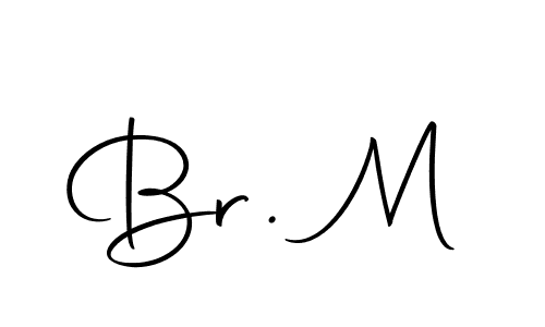 Create a beautiful signature design for name Br. M. With this signature (Autography-DOLnW) fonts, you can make a handwritten signature for free. Br. M signature style 10 images and pictures png