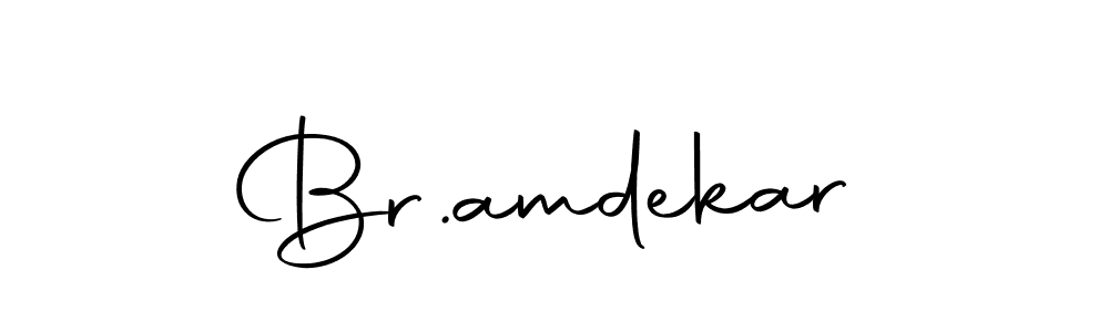 Use a signature maker to create a handwritten signature online. With this signature software, you can design (Autography-DOLnW) your own signature for name Br.amdekar. Br.amdekar signature style 10 images and pictures png