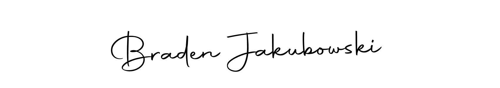 The best way (Autography-DOLnW) to make a short signature is to pick only two or three words in your name. The name Braden Jakubowski include a total of six letters. For converting this name. Braden Jakubowski signature style 10 images and pictures png