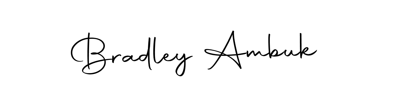 Here are the top 10 professional signature styles for the name Bradley Ambuk. These are the best autograph styles you can use for your name. Bradley Ambuk signature style 10 images and pictures png