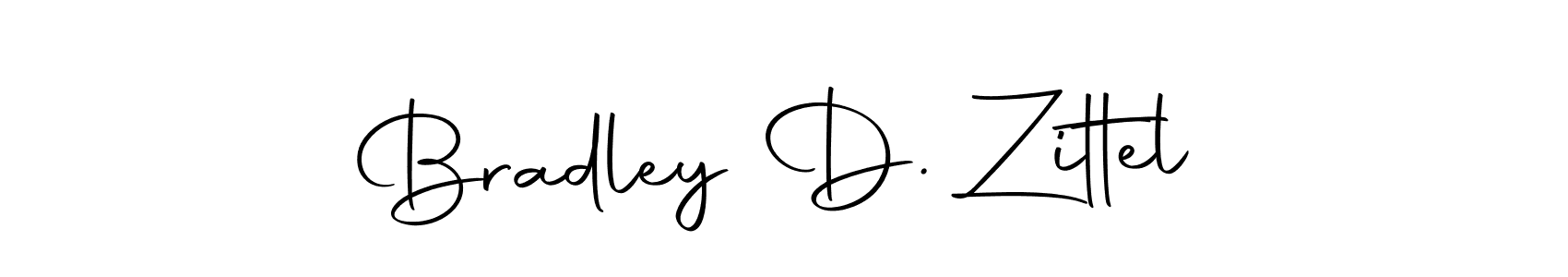 Create a beautiful signature design for name Bradley D. Zittel. With this signature (Autography-DOLnW) fonts, you can make a handwritten signature for free. Bradley D. Zittel signature style 10 images and pictures png