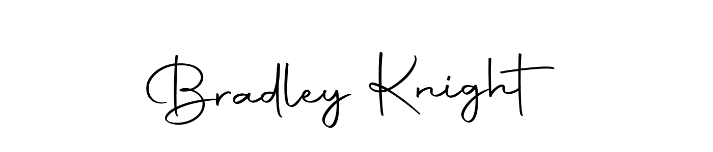 Design your own signature with our free online signature maker. With this signature software, you can create a handwritten (Autography-DOLnW) signature for name Bradley Knight. Bradley Knight signature style 10 images and pictures png