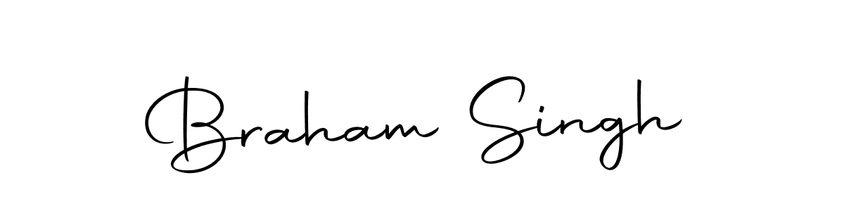 Design your own signature with our free online signature maker. With this signature software, you can create a handwritten (Autography-DOLnW) signature for name Braham Singh. Braham Singh signature style 10 images and pictures png