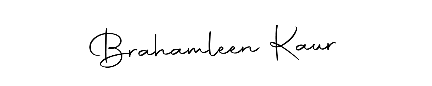 You can use this online signature creator to create a handwritten signature for the name Brahamleen Kaur. This is the best online autograph maker. Brahamleen Kaur signature style 10 images and pictures png