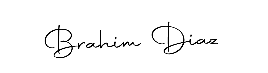 How to make Brahim Diaz name signature. Use Autography-DOLnW style for creating short signs online. This is the latest handwritten sign. Brahim Diaz signature style 10 images and pictures png