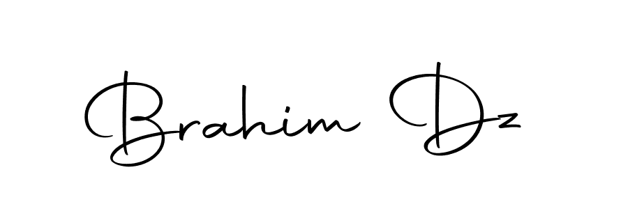 You should practise on your own different ways (Autography-DOLnW) to write your name (Brahim Dz) in signature. don't let someone else do it for you. Brahim Dz signature style 10 images and pictures png