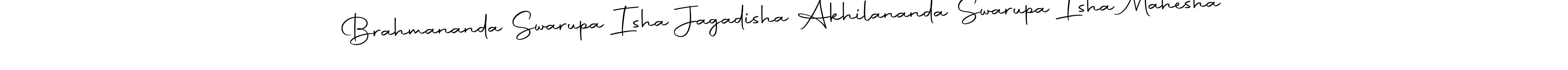 The best way (Autography-DOLnW) to make a short signature is to pick only two or three words in your name. The name Brahmananda Swarupa Isha Jagadisha Akhilananda Swarupa Isha Mahesha include a total of six letters. For converting this name. Brahmananda Swarupa Isha Jagadisha Akhilananda Swarupa Isha Mahesha signature style 10 images and pictures png