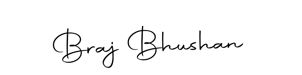 Create a beautiful signature design for name Braj Bhushan. With this signature (Autography-DOLnW) fonts, you can make a handwritten signature for free. Braj Bhushan signature style 10 images and pictures png