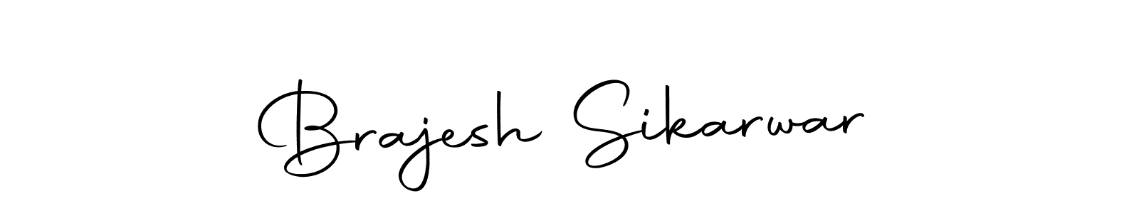 Also we have Brajesh Sikarwar name is the best signature style. Create professional handwritten signature collection using Autography-DOLnW autograph style. Brajesh Sikarwar signature style 10 images and pictures png