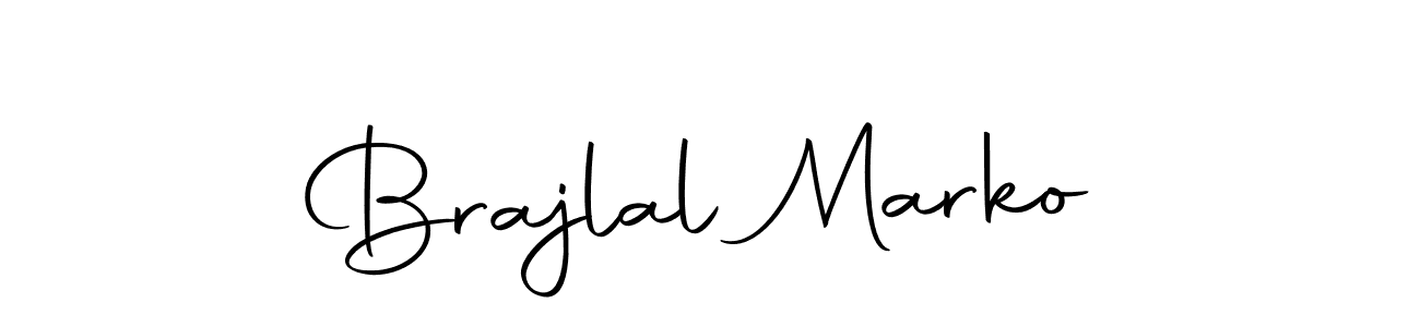 How to make Brajlal Marko name signature. Use Autography-DOLnW style for creating short signs online. This is the latest handwritten sign. Brajlal Marko signature style 10 images and pictures png