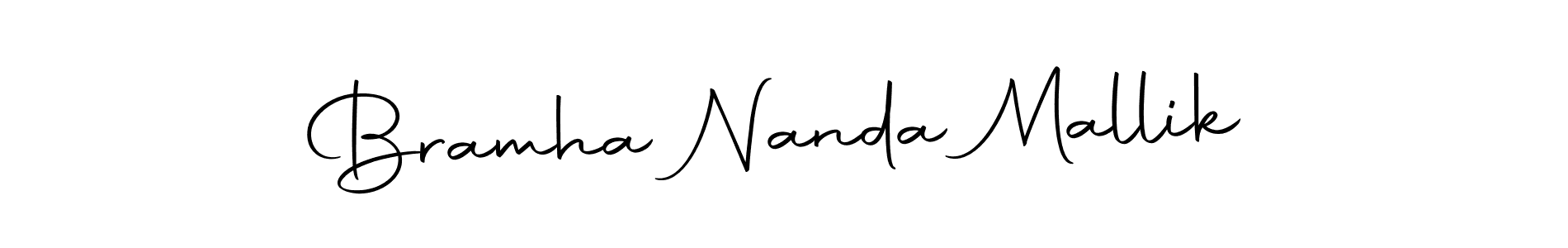 Make a beautiful signature design for name Bramha Nanda Mallik. With this signature (Autography-DOLnW) style, you can create a handwritten signature for free. Bramha Nanda Mallik signature style 10 images and pictures png