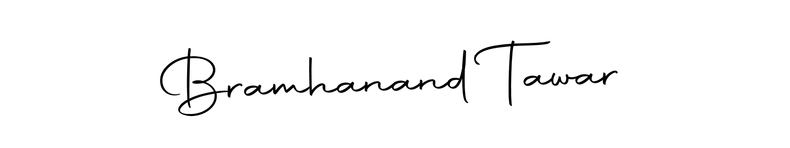 How to make Bramhanand Tawar name signature. Use Autography-DOLnW style for creating short signs online. This is the latest handwritten sign. Bramhanand Tawar signature style 10 images and pictures png