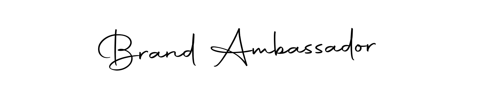 You should practise on your own different ways (Autography-DOLnW) to write your name (Brand Ambassador) in signature. don't let someone else do it for you. Brand Ambassador signature style 10 images and pictures png