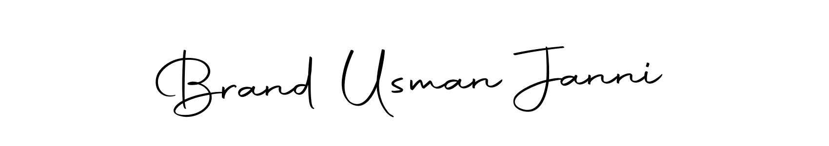 Autography-DOLnW is a professional signature style that is perfect for those who want to add a touch of class to their signature. It is also a great choice for those who want to make their signature more unique. Get Brand Usman Janni name to fancy signature for free. Brand Usman Janni signature style 10 images and pictures png