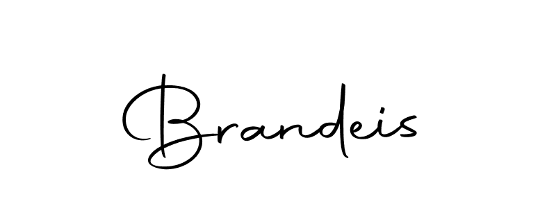 Design your own signature with our free online signature maker. With this signature software, you can create a handwritten (Autography-DOLnW) signature for name Brandeis. Brandeis signature style 10 images and pictures png