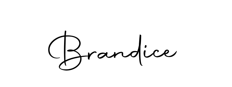 Use a signature maker to create a handwritten signature online. With this signature software, you can design (Autography-DOLnW) your own signature for name Brandice. Brandice signature style 10 images and pictures png