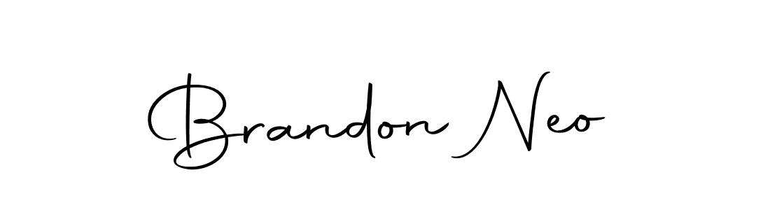 How to make Brandon Neo name signature. Use Autography-DOLnW style for creating short signs online. This is the latest handwritten sign. Brandon Neo signature style 10 images and pictures png