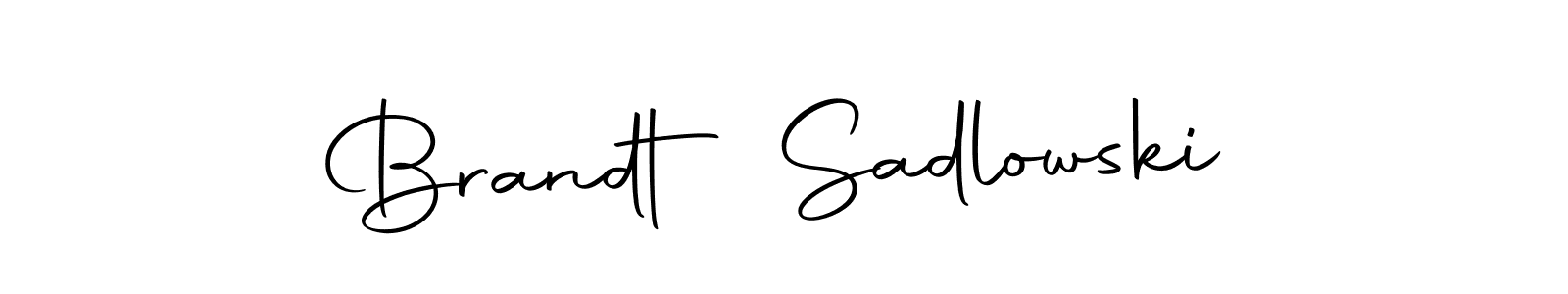 Here are the top 10 professional signature styles for the name Brandt Sadlowski. These are the best autograph styles you can use for your name. Brandt Sadlowski signature style 10 images and pictures png